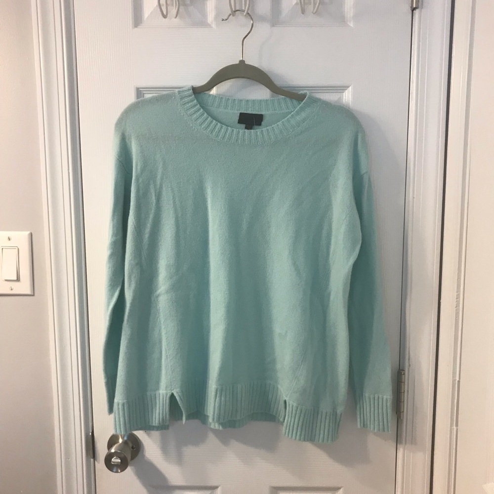 J Crew Italian Cashmere Side Panel Sweater